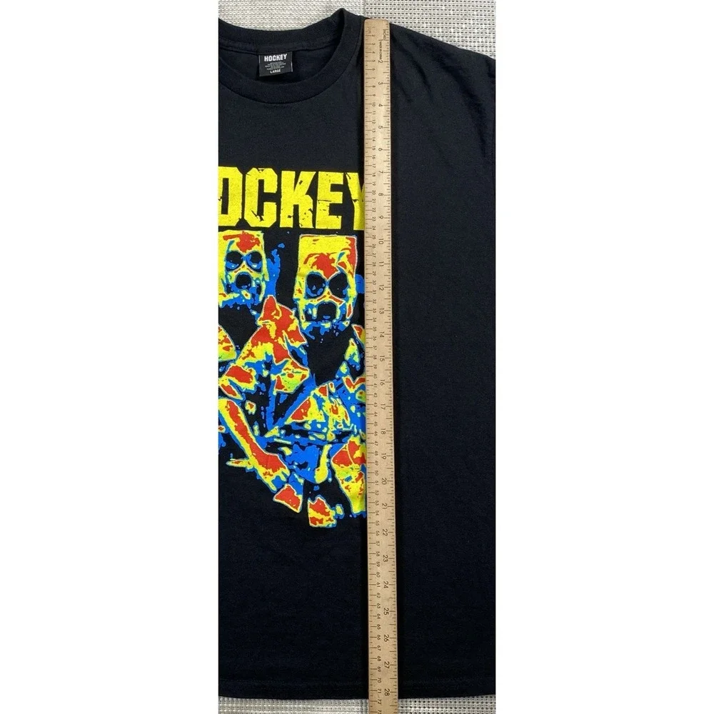 Hockey‎ Skateboards Bag Heads T-Shirt Long Sleeve Black Men's Large